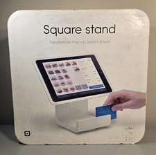 Square Stand for iPad Air POS with Lighting Connector - White picture