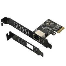 2X(5GB PCIE  Card PCI Express X1 to RJ45 Gigabit Ethernet Service  Card3369 picture