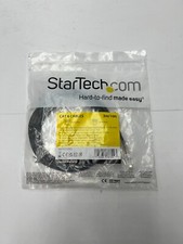 QTY 2 Startech N6PAT10BKS 10ft slim Cat6 Ethernet Patch Cable RJ45 Connector picture