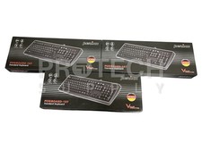 (Lot of 3) Perixx PERIBOARD-107 Standard Keyboard NEW with WARRANTY picture