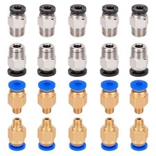 10 Pcs PC4M6 Pneumatic Fitting and 10 Pcs PC4M10 Pneumatic Fitting for Creali... picture