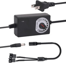 Multi-Functional 12V PC Fan Speed Controller,Fan Power Supply,100-240V AC picture