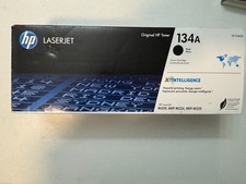 HP 134A Black Toner Cartridge W1340A Genuine  Brand  Sealed exp. 01/26 picture