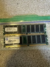 (2x) Lot Of 2 PC Ram Memory Card 1GBPC3200 512MB Make Offer picture
