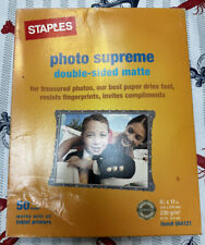 Staples Photo Supreme Paper Double-Sided Matte 8.5