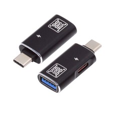 CHENYANG 10Gbps USB-C Type-C to USB 3.0 Female OTG Adapter with Power DC 5V picture