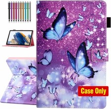 Purple Butterfly Design Case for 2022 Samsung Galaxy Tab A8 10.5 inch Model picture