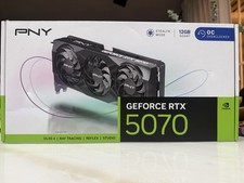 PNY NVIDIA GeForce RTX 5070 12GB OC GDDR7 PCI Express BOX ONLY- NO GPU- SEE PICS picture