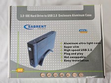 SABRENT HARD DRIVE ENCLOSURES FOR A 3.5” IDE HARD DRIVE picture