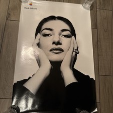 DEFECTIVE Maria Callas  Original Apple Think Different Poster  24x36  19 G3D picture