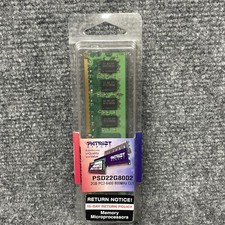 Sealed Patriot Memory PSD22G8002 2GB PC2 6400 SDRAM Module RAM picture