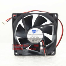 1PC HXH HDH0812HA DC12V 0.23A 80*80*25MM 8025 2pin cooling fan picture