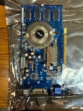 **NOS | UN-USED** ASUS NVIDIA GeForce 6200 128MB AGP Graphics Card C277 Rev 1.01 picture