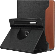 Timovo Universal Rotating Case for 11 Inch Tablet, Black Brown picture