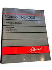 Vintage Microsoft MS-DOS Condensed Edition 1987 Phoenix Computer Products picture
