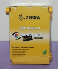 Zebra ZXP Series 3 Printer True Colours Black Ribbon 800033-860 (500 Images)-NEW picture