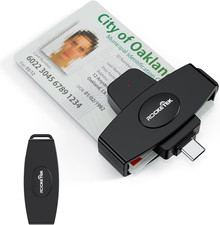 Type C CAC Reader, DOD Military USB C Common Access CAC Card Reader, Mini picture