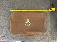 Vintage OEM Atari 2600 Dust Cover Brown Original OEM Great Shape RARE.    Z7 picture