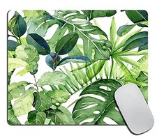 Tropical Palm Leaves Mouse Pad for Office Computers&Laptop with Designs Print... picture
