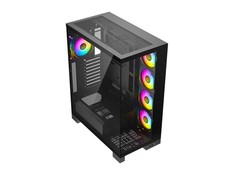 Vanguard-F2-Pro Black Dual USB3.0 and Type C Tempered Glass ATX Full DIYPC picture