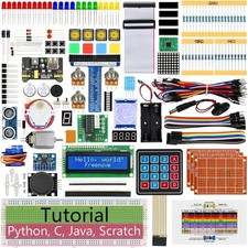 Ultimate Raspberry Pi 5 Starter Kit with 223 Items and 128 Projects Search on Am picture