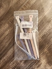 10Pcs Reusable Silicone Zip Ties Elastic Cable Cord Organizer Straps 2 Sizes picture