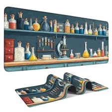 Chemistry Laboratory Extended Gaming Mouse Pad 35.4x15.7Inch Large Desk Mat A... picture