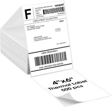 500* 4 x 6 Sticker Thermal Shipping Label for Zebra Rollo Munbyn VRETTI Printer picture