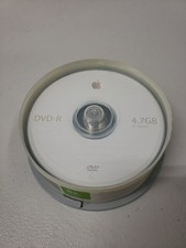 Apple Logo DVD-R 8x Recordable Blank Media DVDs 4.7GB Open Spindle 23 Left picture