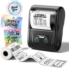 M128 Label Maker 2 Inch Portable Bluetooth Thermal Label Printer | picture