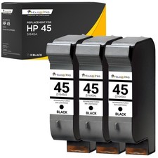 3PK Ink Cartridge Replaces HP 45 For HP45 For HP 51645A Black Ink Cartridge 42ML picture