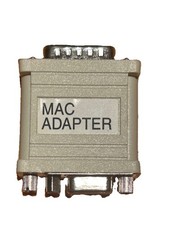 HD15 VGA Monitor Female to DB15 MAC Male Converter Adapter w/ Dip Switches picture