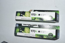 HP 970XL High-Yield Original Ink Cartridge - Black - LOT OF TWO (#3869) picture
