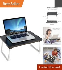 Modern Foldable Lap Desk - Lightweight Portable Laptop Tray for Bed & Couch picture