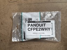 Panduit CFPE2WHY Executive Style Faceplate ABS 2 Port Single Gang White picture