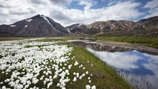 Landscape iceland nature river nordic Custom Gaming Mat Desk picture