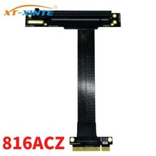 XT-XINTE PCIE 4.0 x8 to x16 Riser Cable 90°/180 Angled Graphics Video Card picture