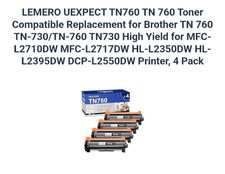Lemero Uexpect TN760 High Yield Toner 4-Pack for Brother Printers picture