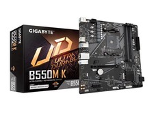 GIGABYTE B550M K AM4 AMD B550 Micro-ATX Motherboard with Dual M.2, SATA 6Gb/s, U picture
