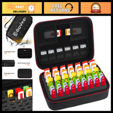 48 Slots Flash Drive Case & SD Card Holder - USB Storage Organizer, Black picture