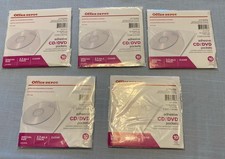 Office Depot Brand (TM) Adhesive CD/DVD Pockets, 3.3 Mils Thick, 10 Count 5 Pack picture