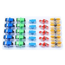 50Pcs/ Lots Fiber Optic Coupler Kit with SC/UPC,SC/APC,FC,LC,ST Five Types of... picture