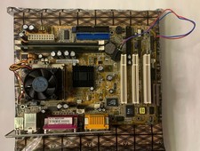 ASUS TUSI-M 1.04 Socket 370 Motherboard + Intel Celeron 667MHz CPU + 32MB RAM picture