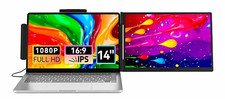 14.1in Dual Screen Laptop Monitor Extender 1080P IPS 60Hz USB-C Mini HDMI picture