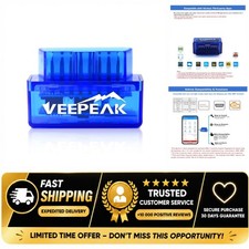 Veepeak Mini Bluetooth OBD2 Scanner Code Reader for Android - NOT for iOS picture