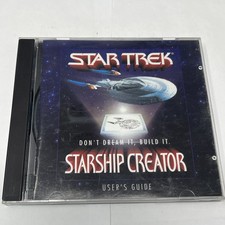 Star Trek Starship Creator PC CD-ROM Software Simon & Schuster Interactive 1998 picture