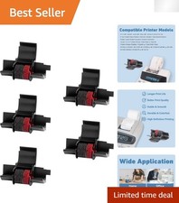 5-Pack Fade-Resistant IR40T Replacement Ribbons for Reliable Calculator Printing picture