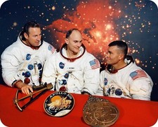 Apollo 13 Astronauts Photo  Mousepad Vintage 7 x 9 Mouse Pad picture