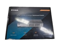 D-Link DSS16+ 16-Ports Unmanaged Rack-Mountable Switch 10/100 802.3AZ, NIB picture