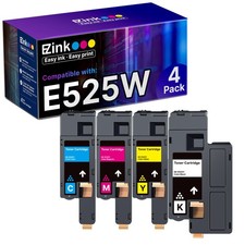 Ez Ink Compatible Toner Cartridges For Dell E525w 4 Pack High Yield picture